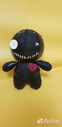 Кукла ручная работа кожа