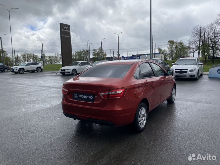 LADA Vesta 1.6 МТ, 2016, 100 635 км