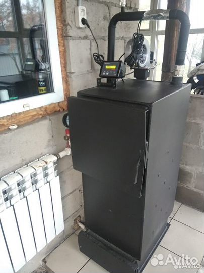 Котёл твердотопливный полуавтомат 100кВт