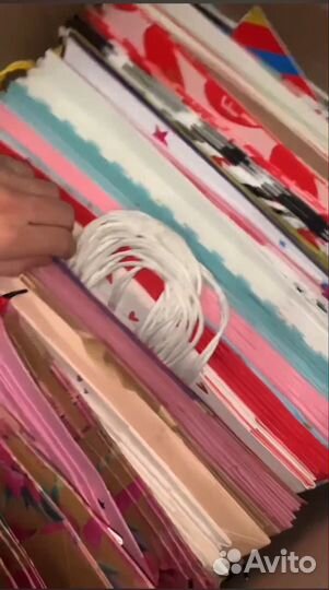 Коробка подарочных пакетов 8 марта