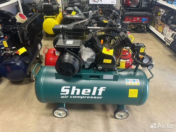 Компрессор воздушный чугун Shelf 2,2 кВт100л
