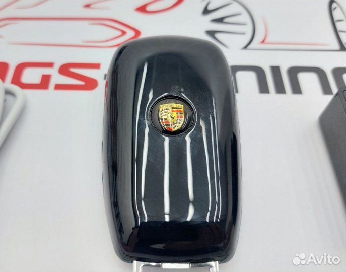 Смарт ключ Porsche стиль Mercedes красный