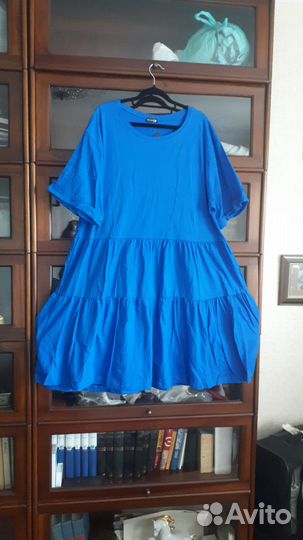 Платье хлопок большой размер