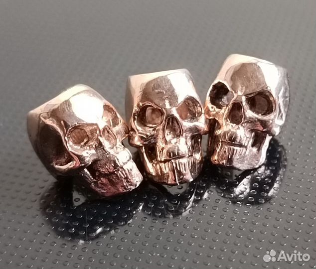 Золотые черепа 375пробы