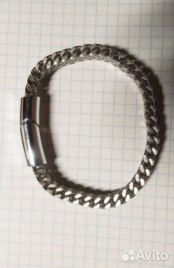 Мужской браслет из нержавеющей стали, 2 размера