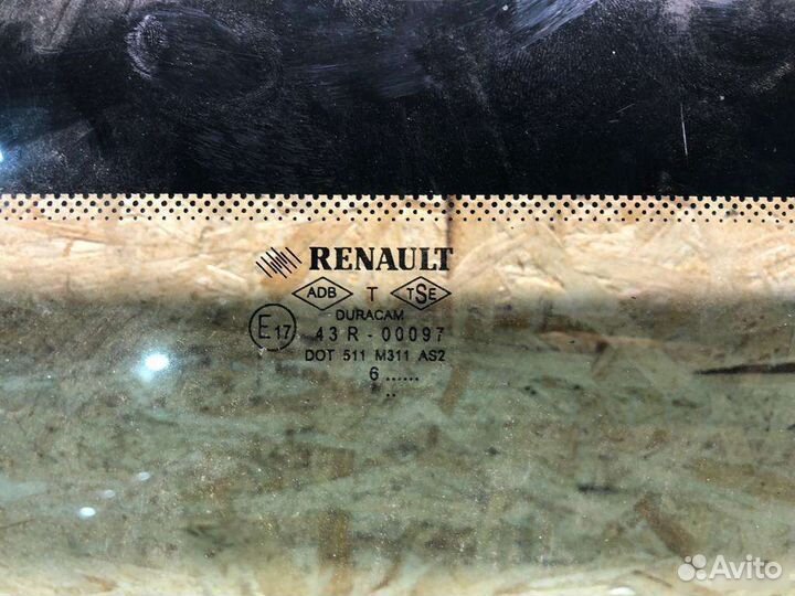 Стекло заднее Renault Symbol