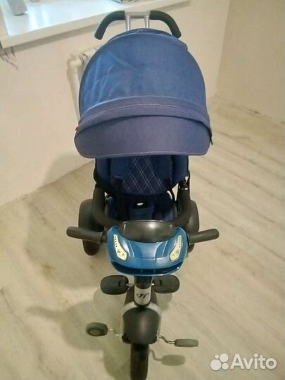 Детский велосипед с родительской ручкой