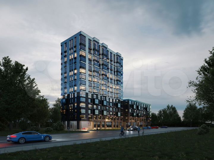 3-к. квартира, 77 м², 8/16 эт.