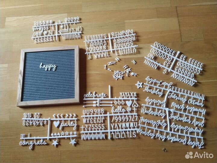 Леттерборд, наборная доска фетровая