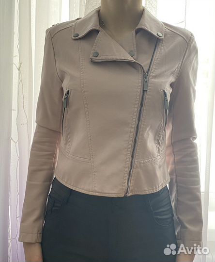 Куртка кожанка женская