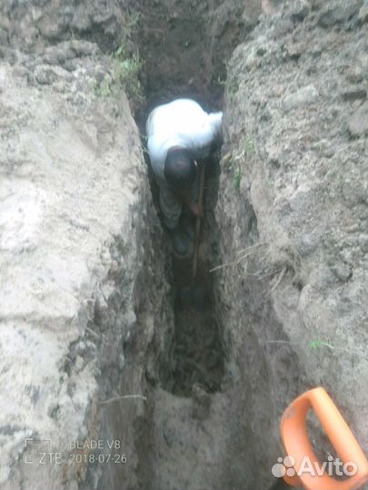 Разнорабочий землекопы