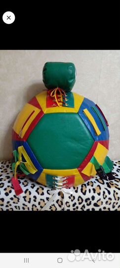 Игрушка-пуф Черепаха развивающий модуль