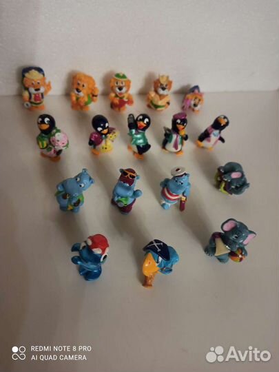Фигурки из киндер сюрпризов 93г, цена, за одну фиг