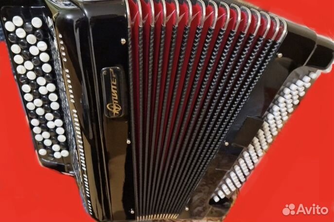 Баян Юпитер 2Д Красный Мех как Итальянский