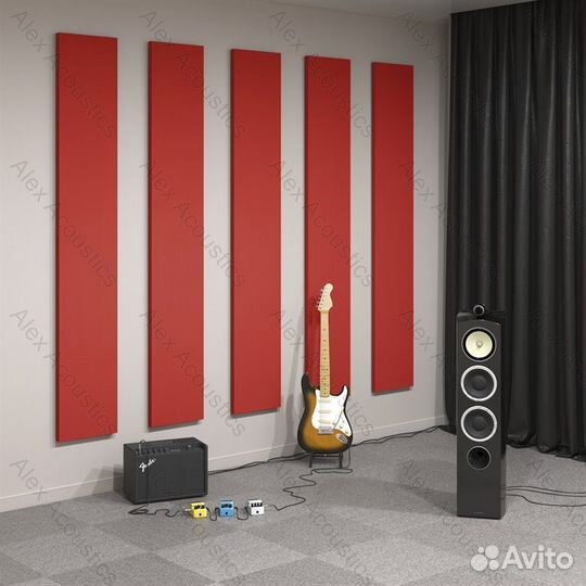 Акустическая панель Slim-A-Long red