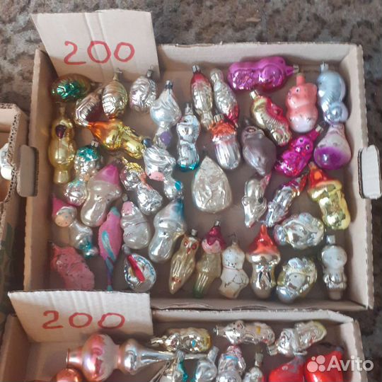 Елочные игрушки СССР