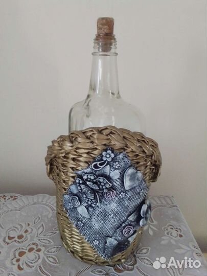 Бутылка стеклянная