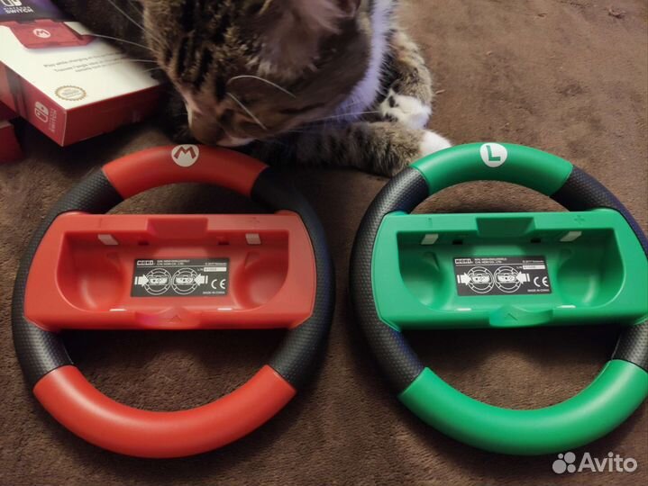 Руль Hori Mario Kart 8 Deluxe для Nintendo Switch