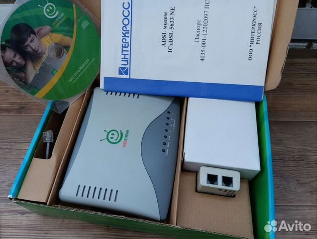 Adsl-модем Интеркросс icxdsl 5633NE