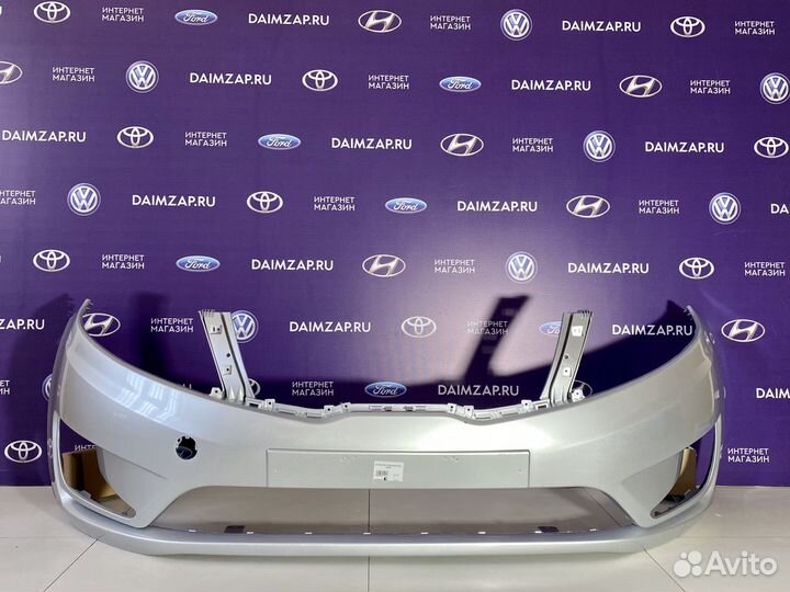 Бампер Передний KIA RIO 3 (11-15) Серебристый