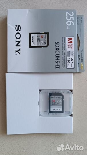 Карта памяти sony sdxc UHS- SF-M256/T2