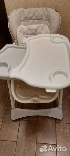 Детский стульчик для кормления happy baby