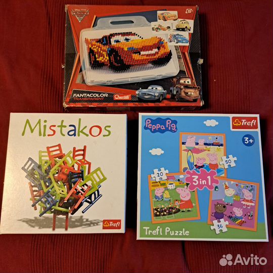 Пазлы, игры, мозаики для детей от 3 лет Djeco