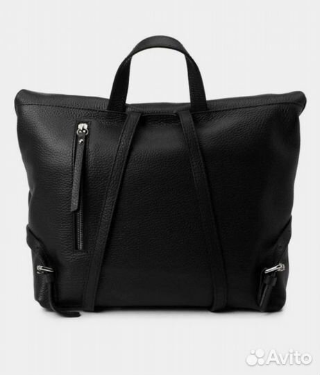 Сумка-рюкзак Gianni Chiarini черная кожа