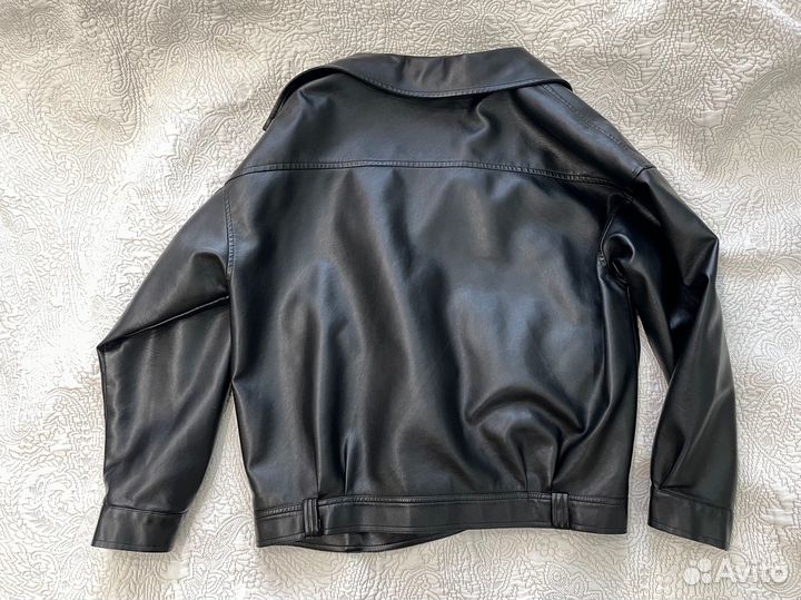 Косуха оверсайз из экокожи