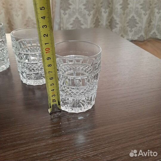 Хрустальный набор для виски и стаканы Богемия