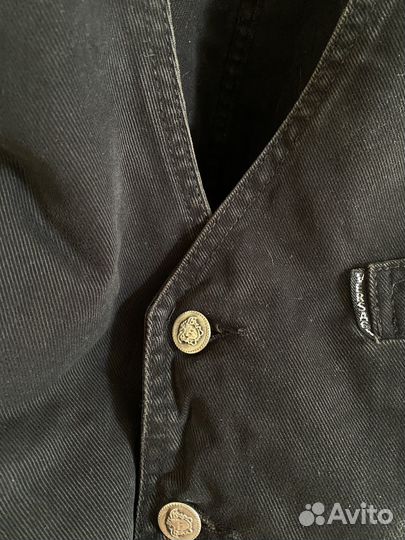 Джинсовый жилет versace