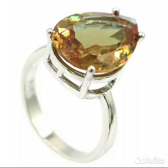 Кольцо диаспор (хамелеон) серебро 18р