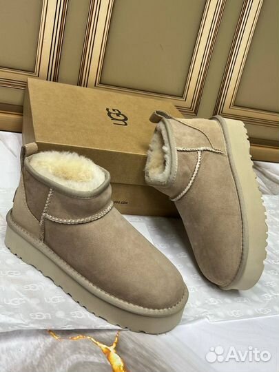 Ugg classic mini platform угги мини на платформе