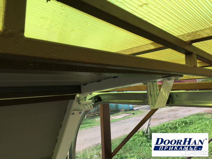 Металлические ворота в гараж