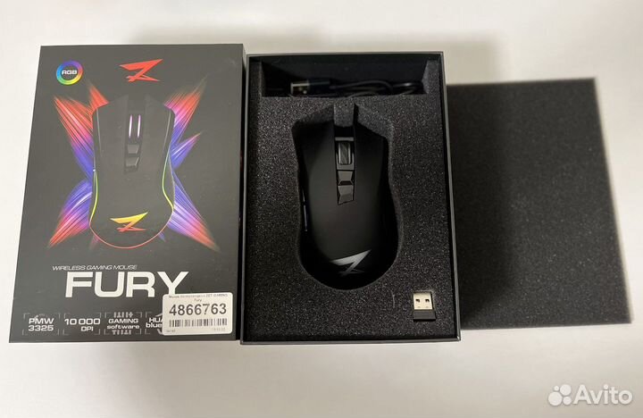 Беспородная мышь Zet Gaming Fury