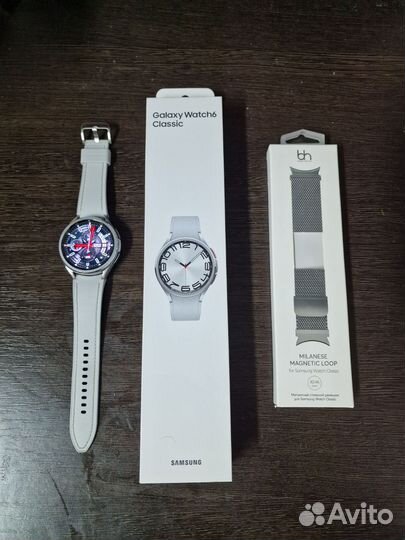 Часы samsung galaxy watch 6 classic 46 mm