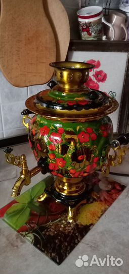 Самовар электрический расписной