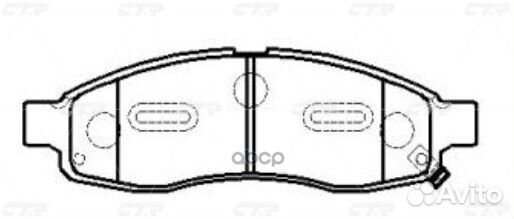 CKN-13 GK0728 Колодки тормозные дисковые пе