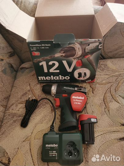 Шуруповерт metabo powermaxx bs 12