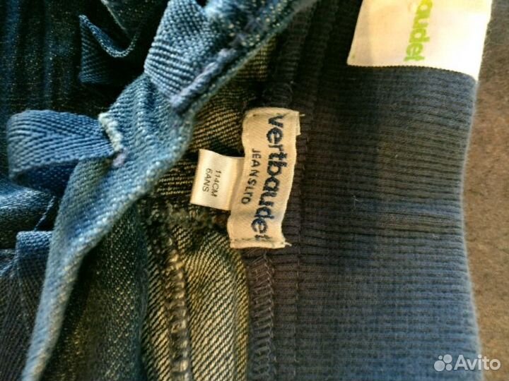 Новые джинсовые шорты Vertbaudet, 6 лет (114 см)