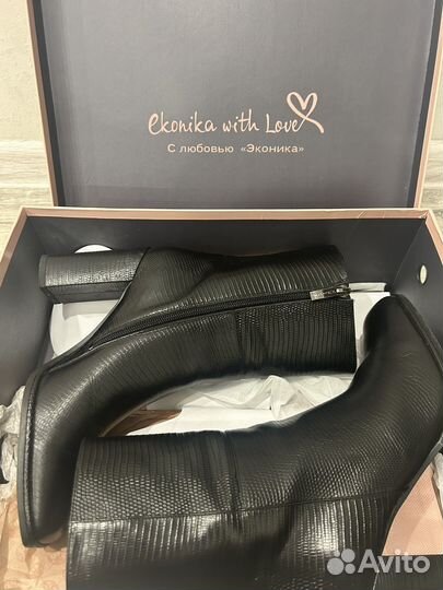 Сапоги женские, натуральная кожа,38 размер