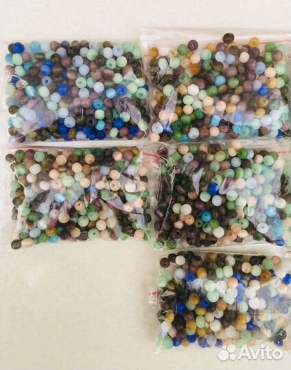 Бусины стекло для рукоделия
