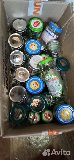 Баночки стеклянные из под детского питания