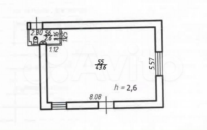 Торговая площадь, 46.2 м²