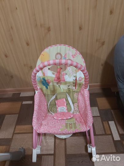 Шезлонг fisher price б/ у