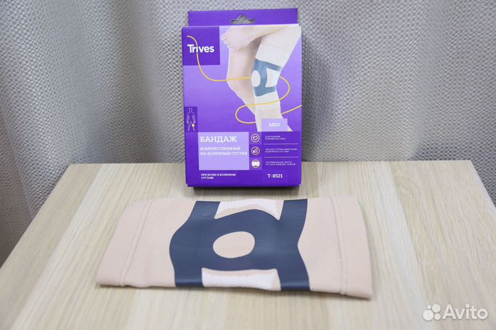 Наколенник с усиливающими лентами