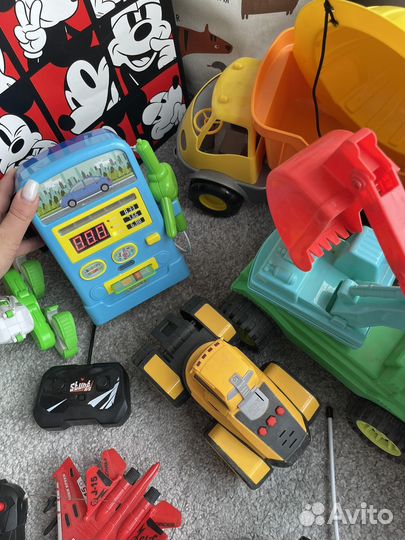 Машинки на пульте управления, игрушки пакетом