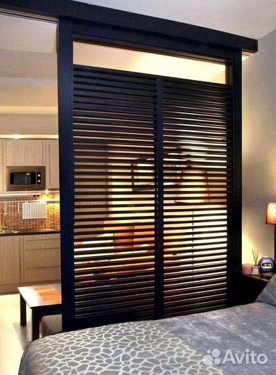 Реечные перегородки