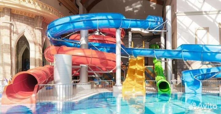 Аквапарк, карибия 4 Билета в аквапарк+бани