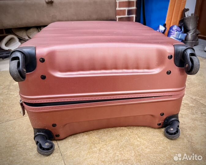 Чемодан samsonite L 75 см бордовый